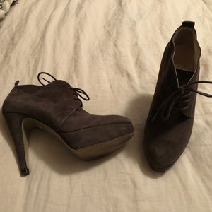 roberto FESTA - Grey Suade Platform Heels